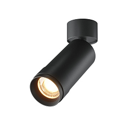C055CL-L12W2.7K-Z-B Maytoni Focus потолочный светильник черного цвета с узким цилиндрическим корпусом