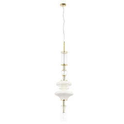 VALENCIA SP1.2 GOLD Crystal Lux Valencia подвесной светильник золотистого цвета с вытянутым корпусом