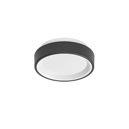 CA076DBBWDD Linea Light Group Iside настенно-потолочный светильник чёрного цвета с матовым рассеивателем