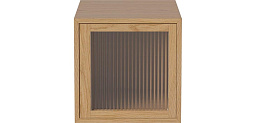 04-009-02_00001 Bolia Case шкаф с одной стеклянной дверцей шириной 35 см