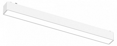 магнитный трековый светильник прямоугольный белого цвета для магнитного трека 48V