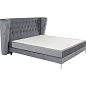 86094 Кровать с пружинным матрасом Benito Moon Grey 160x200см Kare Design