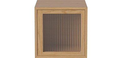 Case 1 x 1 w. glass door - 28 cm Bolia книжный шкаф