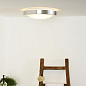 79158/02/12 Lucide Fresh потолочный светильник для ванной с круглым плафоном серебристого оттенка — фото 2