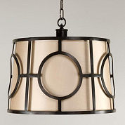 CL0191.BZ.ES Toledo Circle Shade Ceiling Light, Bronze, 2 Lights