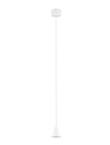 Sandy White Aluminium LED 5Watt 220-240Volt 377Lm IP20 3000K D:6 H:191 cm
