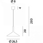 Rotaliana Dry H3 SP LED люстра современная графит 1DYH300020ZL1 — фото 3
