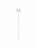 Sandy White Aluminium LED 4Watt 220-240Volt 177Lm IP20 3000K D:5 H:44 cm