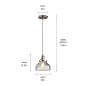 Avery 1 Light Bell Mini Pendant Brushed Nickel подвесной светильник 43850NI Kichler