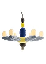 Люстра Soft Blown Lladro, голубая