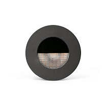 GRUND black anodized wallwasher 7W 3000K 24V