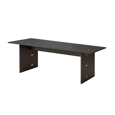 2758-1000 Flip Design House Stockholm Обеденный стол XL чёрного цвета с прямыми ножками