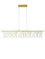 Triac Dimmable Gold Copper & Gold Aluminium LED 17 Watt 220-240 Volt 1355Lm IP20 3000K L:120 W:8 H:150 cm