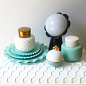 50001YE Qeeboo Daisy TL настольный светильник дизайнерский жёлтый — фото 4