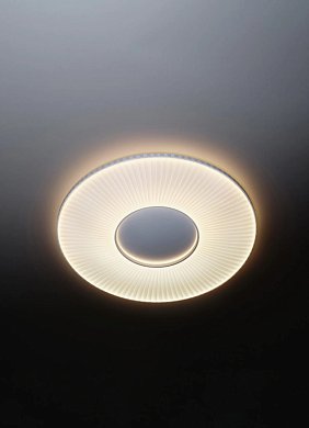 Потолочный светильник Iris Ceiling 80 DCW éditions, белый, центральный диск металл IRIS C 80 2700K