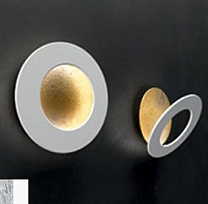 PARETE/SOFFITTO 13,5W 220V 3000K  FOGLIA ARGENTO -BIANCO