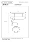 11903/05/31 Lucide Jaster потолочный светильник с одним направленным спотом белого цвета — фото 2