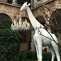 19001BL Qeeboo Giraffe in Love XL PT Outdoor уличный торшер чёрный — фото 1