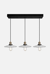 671355 Globen Lighting Cobbler подвесной светильник с прозрачным стеклянным плафоном