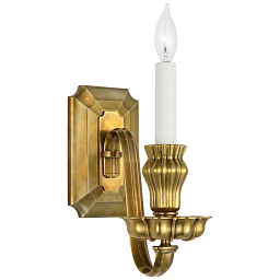 EU-RL2008 Visual Comfort Falaise настенное бра с одним свечевидным рожком и декоративным основанием