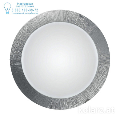 Kolarz MOON A1306.13.5.SunAg потолочный светильник серебро ø50cm высота 9cm 3 лампы e27