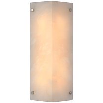 Clayton Wall Sconce алебастр и полированный никель
