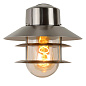 11874/01/12 Lucide Zico уличный настенный светильник с металлическим куполом и защитной решёткой — фото 5