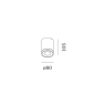 TUBE 1.0 LED Wever Ducre накладной светильник антрацит