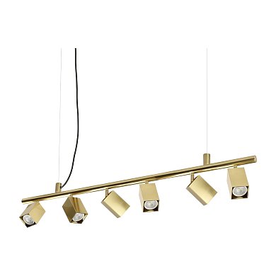 Подвесной светильник Dynamite SP6 SQUARE Ideal Lux 371429, латунь