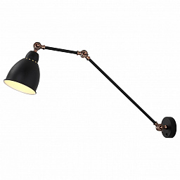 A2055AP-1BK Arte Lamp Contemporary настенное бра с поворотным плафоном черного цвета