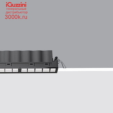 QJ84 Laser Blade XS iGuzzini Recessed Minimal section 15 LEDs - integrated DALI - Wall Washer Longitudinal Glare Control