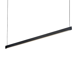 336190 Ideal lux Desk подвесной линейный светильник черного цвета для рабочего освещения