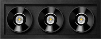 BLACK FOSTER RECESSED 3 потолочный встраиваемый светильник, Arkoslight