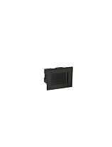 Dark Anthracite Aluminium & Glass LED 3Watt 220-240Volt 186Lm IP65 3000K L:10.2 W:5.8 H:7.8 cm