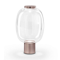 Настольная лампа RIFLESSO 2, прозрачная, матовая, медная, 2 L2405 CE