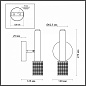 4237/1W Odeon Light Mehari настенный светильник, 10Вт, золотой