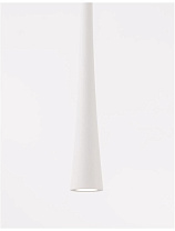 White Aluminium & Steel White Fabric Wire LED 6 Watt 220-240 Volt 226Lm 3000K IP20 D: 3 H: 160 cm