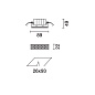 EJ86 Laser Blade XS iGuzzini Minimal 5 cells - Flood beam - LED