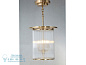Petitot Подвесной светильник из латуни ручной работы Patinas Lighting PID262023
