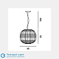 Tartan подвесной светильник Foscarini 273007E 10 — фото 4