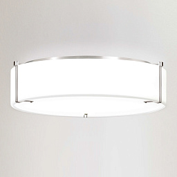 9003/10PF white IDL Giove потолочный светильник с белым плафоном на металлическом основании