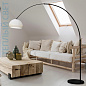 33656 Sikrea Arco PT Arch фигурный торшер белый; матовый чёрный — фото 1