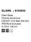 9103533 CLARO Novaluce светильник LED E27 1x12Вт 230В IP20