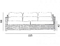 Wk 3-местный диван Gervasoni