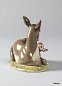 Фарфоровая статуэтка оленёнка с мамой-оленихой Bambi Lladro 01009350 — фото 2