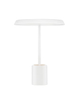 Matt White & Veneer Metal & Acrylic LED 17Watt 220-240Volt 1156Lm IP20 3000K Cable Length :160 cm D:39.5 H:50 cm