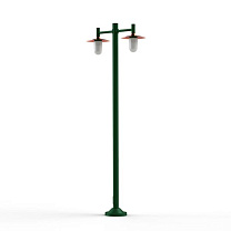 Montana N° 4; Frosted glass E27 105W - Lacquered copper dome; British green