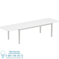 РАЗДВИЖНОЙ СТОЛ TABOELA 100X220/340CM + КЕРАМИЧЕСКАЯ СТОЛШНЯ БЕЛЫЙ Royal Botania