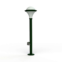 Dallas N° 8; Opal polycarbonate E27 75W Plug; British green