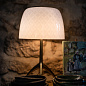 FN026001EH_13D Foscarini Lumiere TL 30th grande большая дизайнерская настольная лампа шампань; белый — фото 5